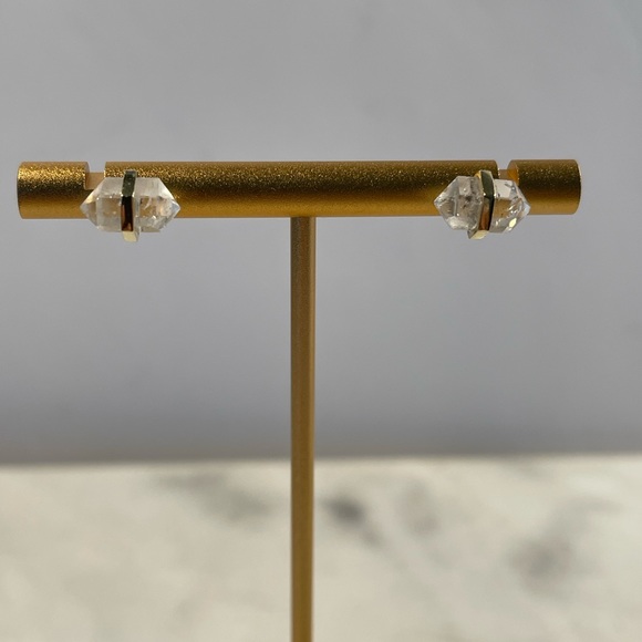 NEW Krystle Knight Quartz Crystal Studs - Picture 3 of 10